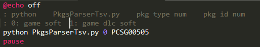 The file parser for PKG format.PNG
