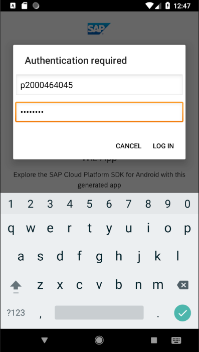 使用SAP云平台Android SDK创建Mobile应用