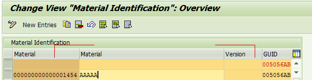 Data exchange of settype COMM_PRFREEATTR