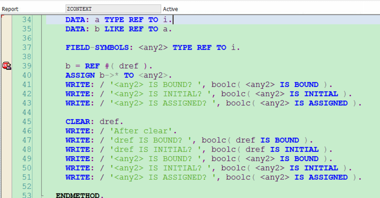 SAP ABAP一组关键字 IS BOUND, IS NOT INITIAL和IS ASSIGNED的用法剖析