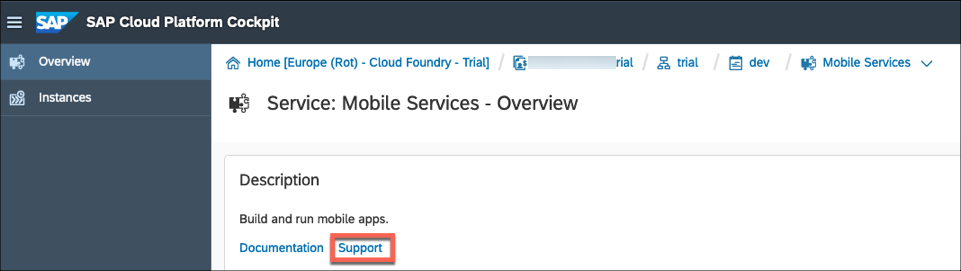 如何启用SAP Cloud Platform的mobile服务