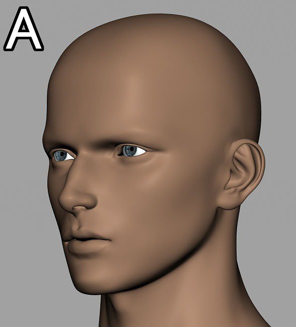入门3d建模没有美术基础你也可以学做人物角色面部造型上