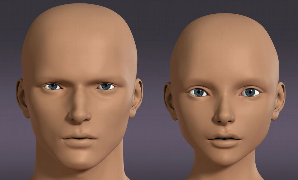 入门3d建模没有美术基础你也可以学做人物角色面部造型上