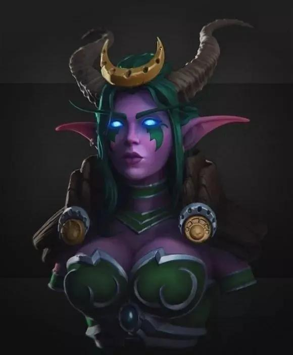 游戏建模赏析魔兽世界伊瑟拉图鉴