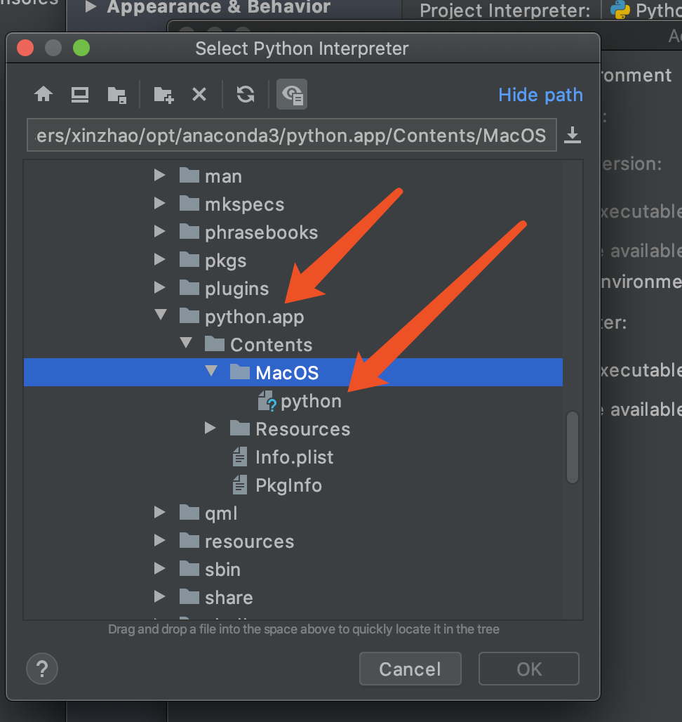 setting up pycharm for mac python