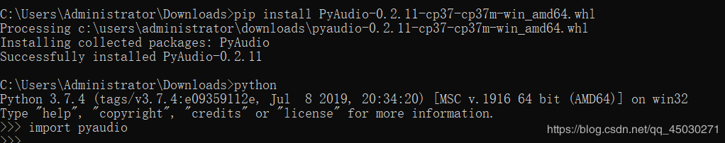 install pyaudio for python in mac