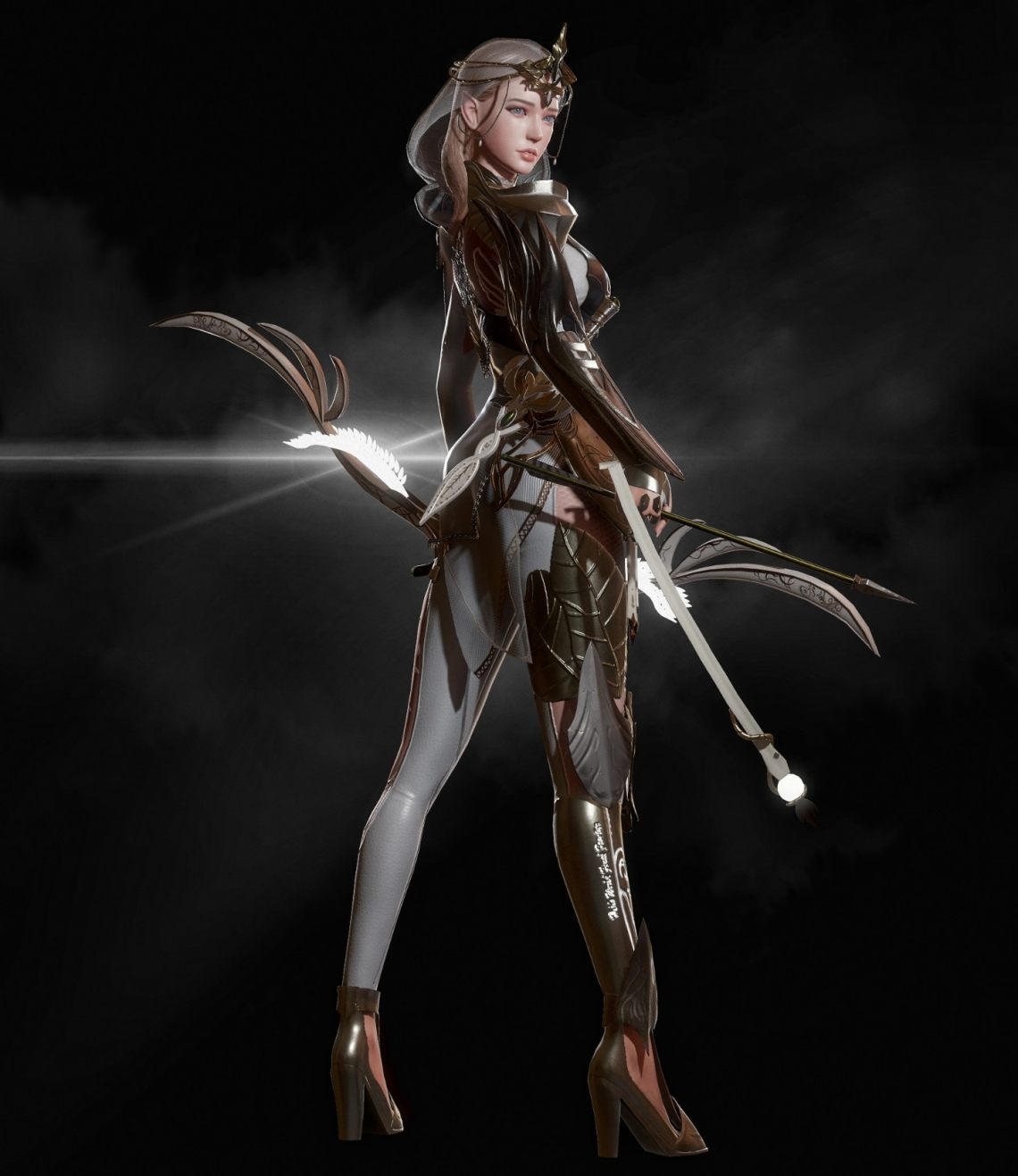 韩国3d艺术家hyeonghoonlim性感女战士3d角色