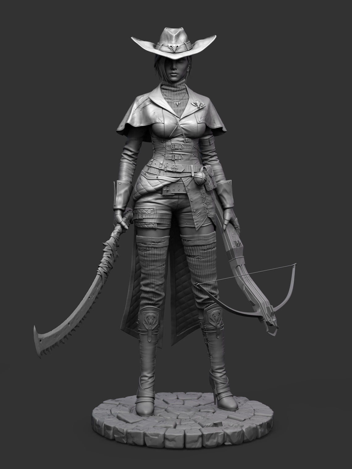 血源诅咒次时代写实3d角色模型