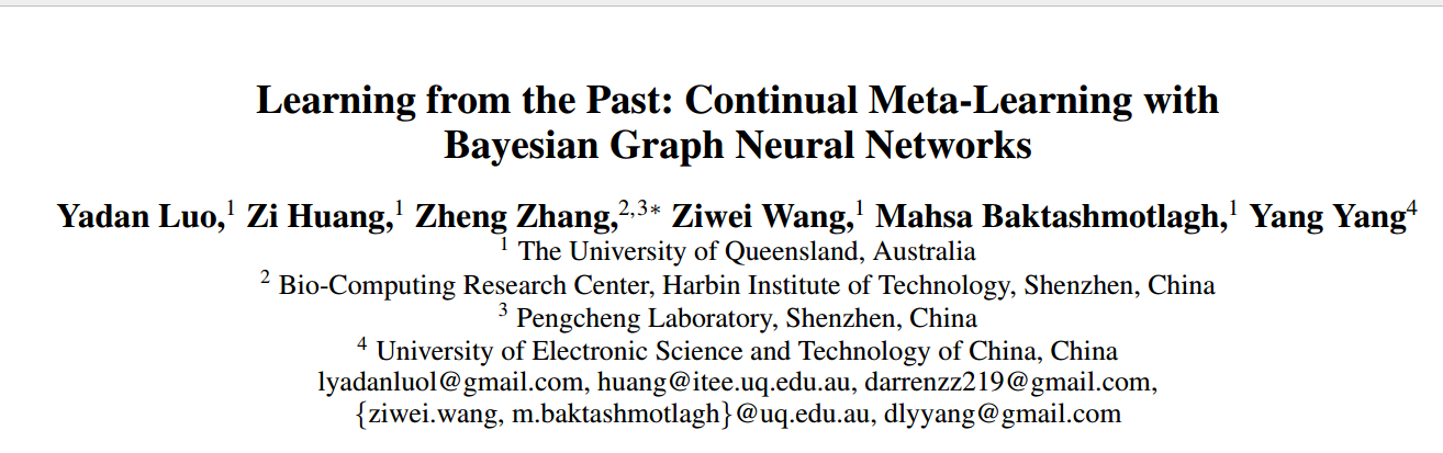 Few shot Review Learning From The Past Continual Meta Learning With 