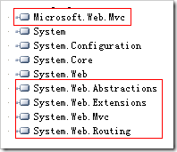 ASP.NET MVC 入门2、项目的目录结构与核心的DLL