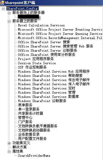 [Sharepoint2007对象模型]第一回：服务器场(SPFarm)