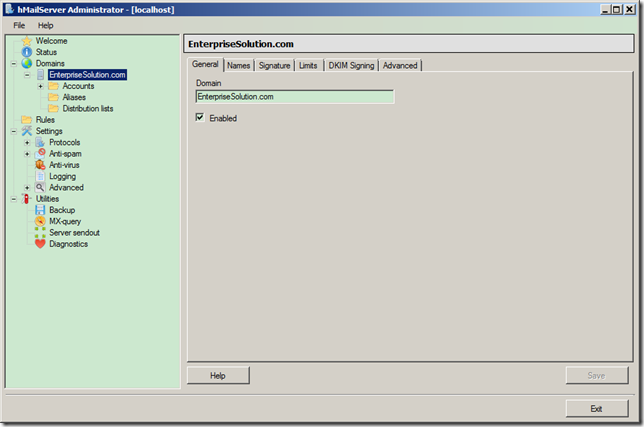 .NET ERP 시스템은 대규모 통합 전자 메일 시스템 계정을 해결하기 위해