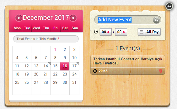 jquery-calendar-with-event