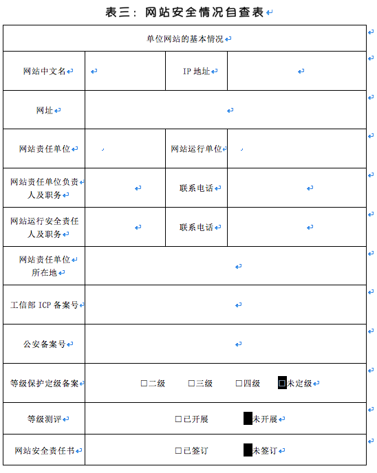 网站安全情况自查表怎么填 无知人生 记录点滴 Csdn博客 网络安全自查表怎么填写