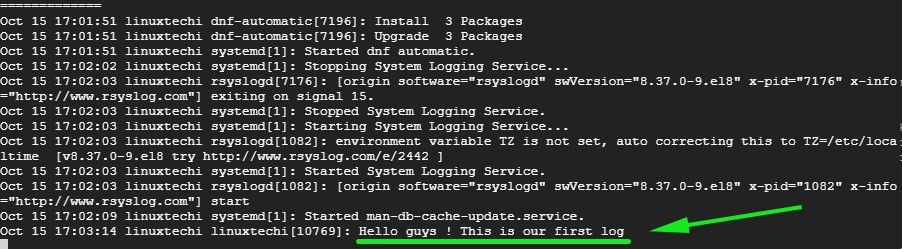 如何在 CentOS8/RHEL8 中配置 Rsyslog 服务器如何在 CentOS8/RHEL8 中配置 Rsyslog 服务器