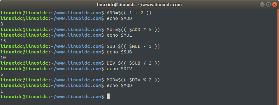 5种在linux终端中进行算术运算的方法 Listen2you的博客 Csdn博客