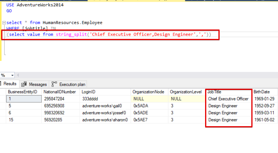SQL Server中的STRING_SPLIT函数-CSDN博客