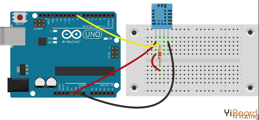 Arduino开发板使用DHT11/DHT22温湿度传感器的初学指南