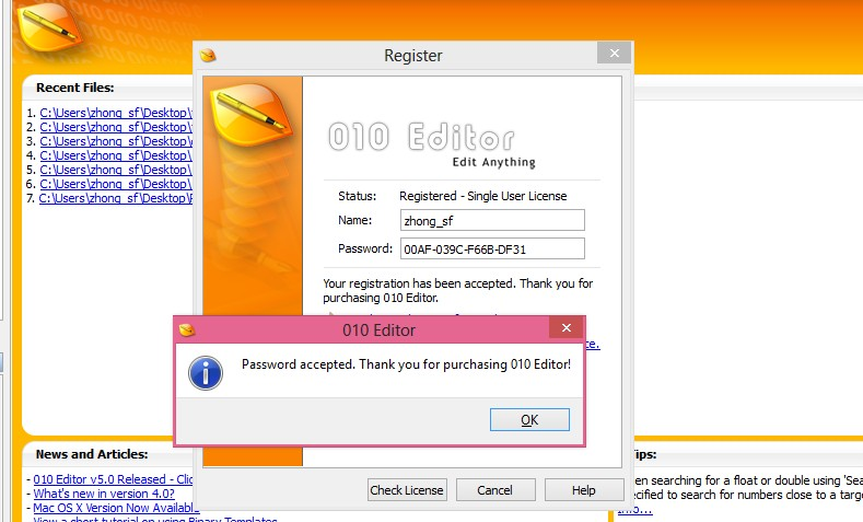 010 editor 8.0 license key