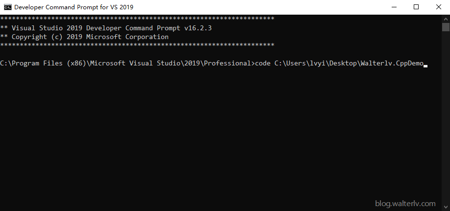 启动 Visual Studio Code