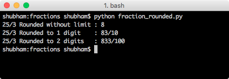 python将小数转为分数_Python分数-CSDN博客