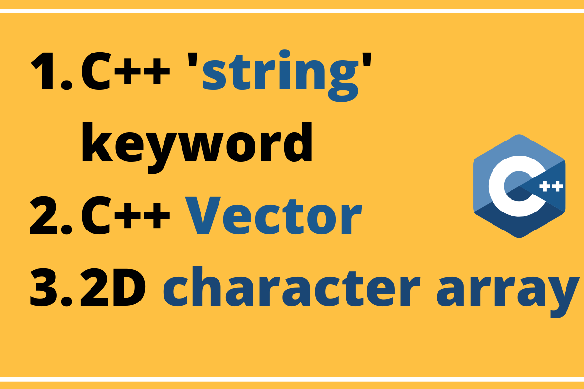 c+字符串数组_了解C ++字符串数组-CSDN博客