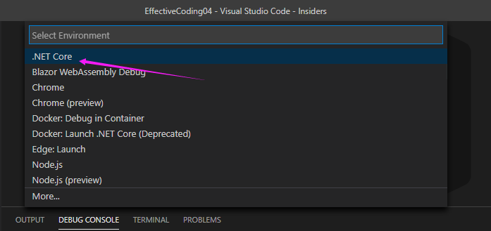 使用Visual Studio Code调试.net控制台应用程序的方法