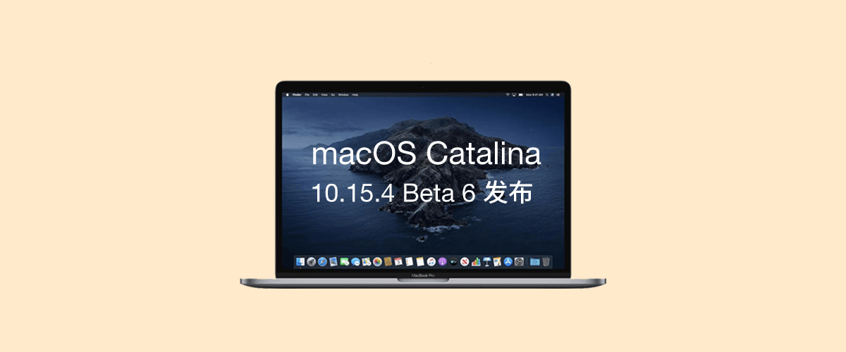 macOS Catalina 10.15.4 Beta 6 logo