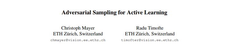 【Active Learning - 05】Adversarial Sampling for Active Learning-CSDN博客