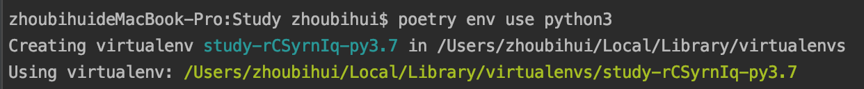 Python包管理之poetry的使用_poetry run-CSDN博客
