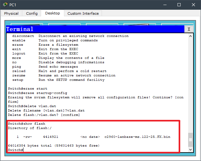 使用思科模拟器 Cisco Packet Tracer 模拟交换机基本配置