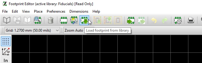 Load Footprint from Library
