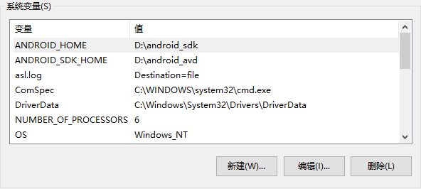 the android sdk location cannot be at the filesystem root