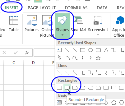在Excel 2013中创建圆形-爱代码爱编程