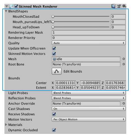 Skinned Mesh Renderer