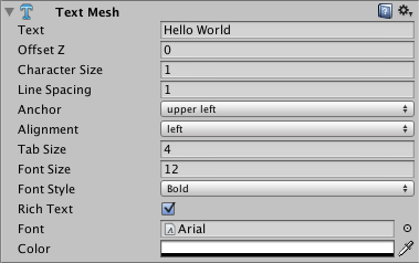 Text Mesh