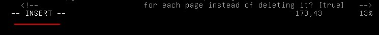 修改linux的文件时，如何快速找到要修改的内容