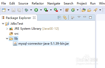 eclipse如何导入MySQL的JDBC驱动jar包？