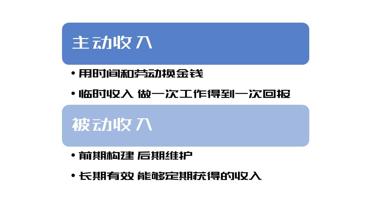普通人如何打造自己的被动收入