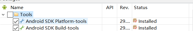 勾选tools