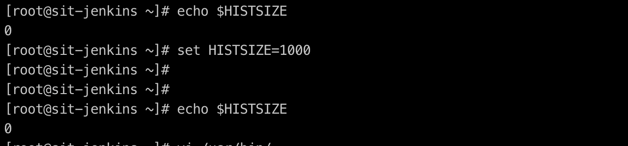 centos7 history命令没有任何记录消除 - 图2