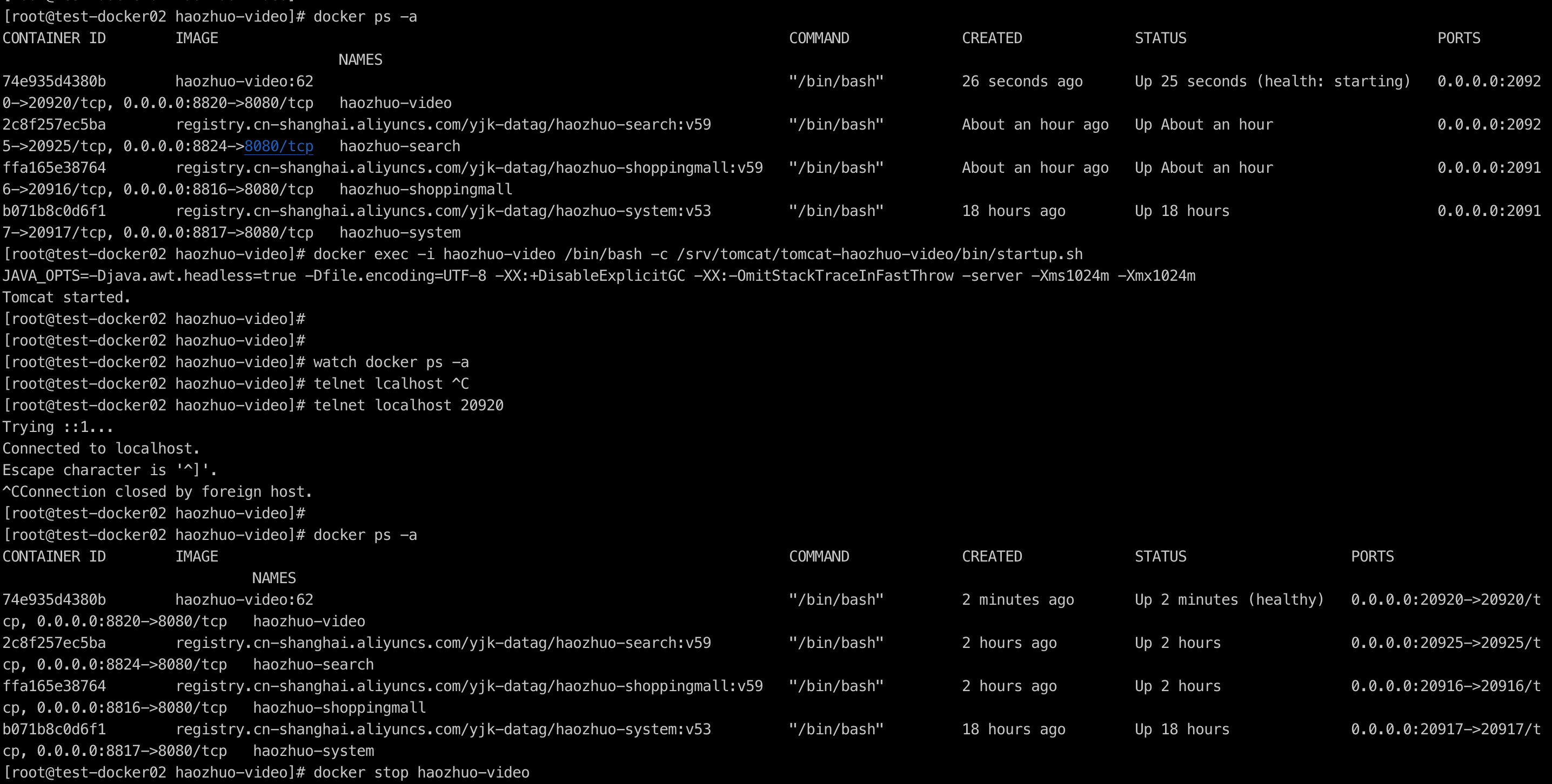 docker使用shell进行healthcheck_tomcat healthcheck.shCSDN博客