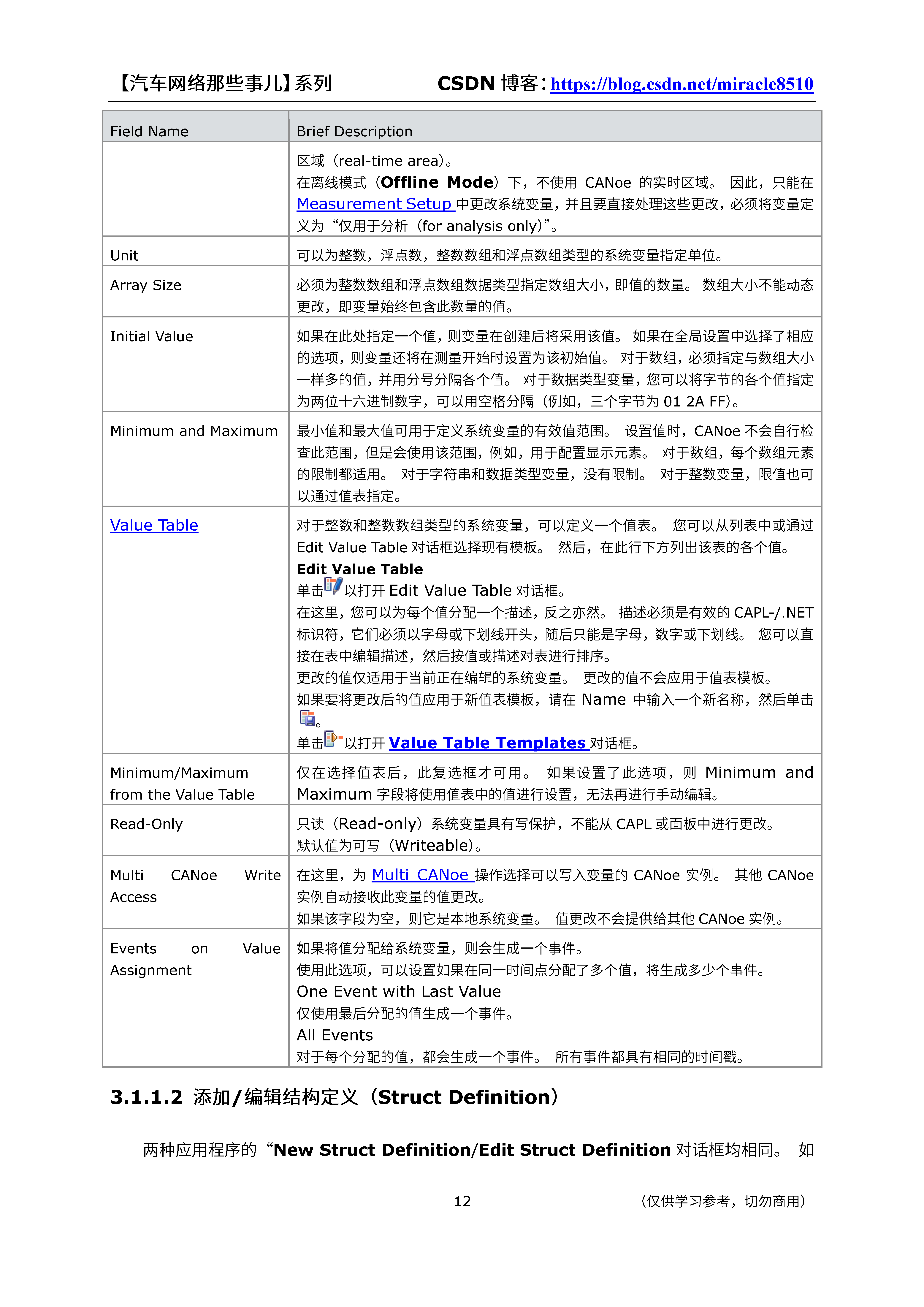 深入理解CANoe中系统变量（System Variables）CSDN博客