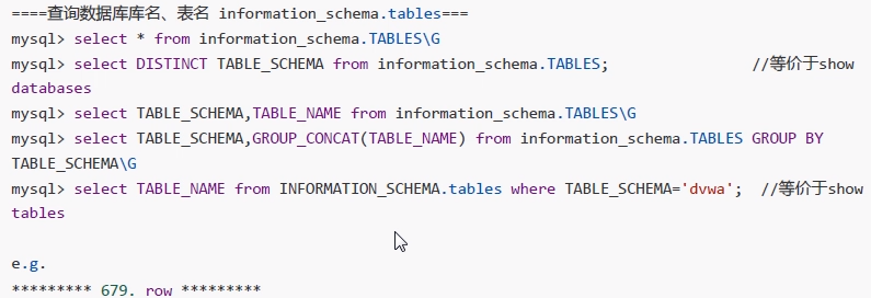 information_schema