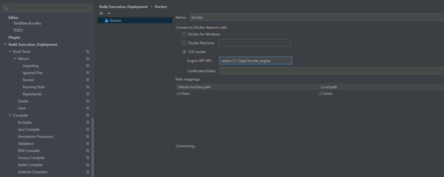 Connect to Docker securely