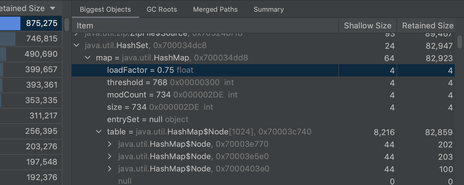 HPROF memory viewer
