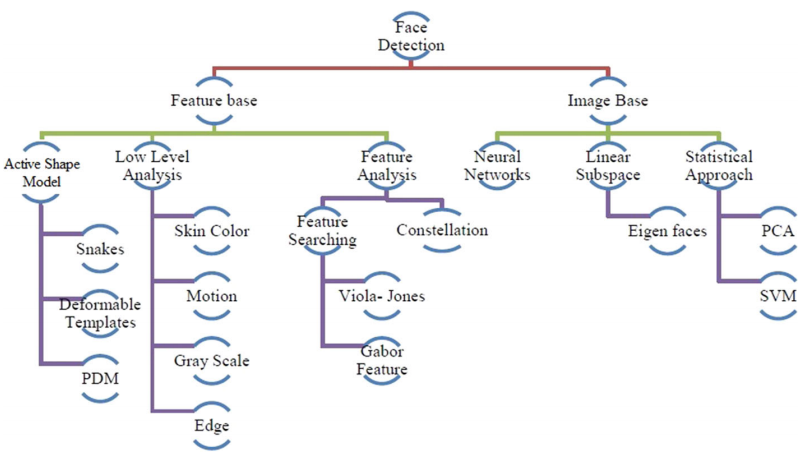 人脸检测技术分类