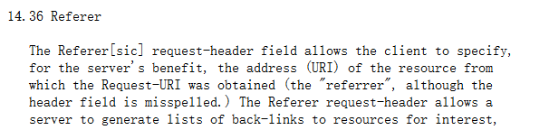 Referrer还是Referer? 一个迷人的错误