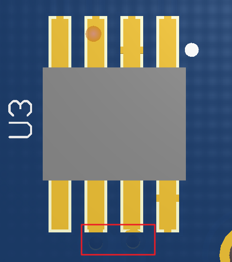 盖绿油后的PCB板