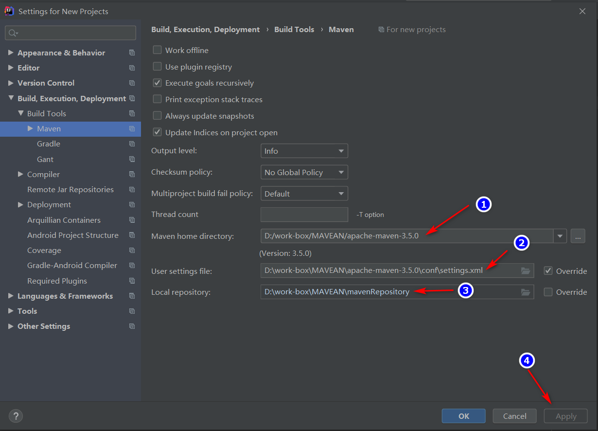 解决新版本idea(2020)每次创建新项目使用默认maven仓库，改成自己的Maven仓库的的设置_idea maven 不从指定仓库CSDN博客